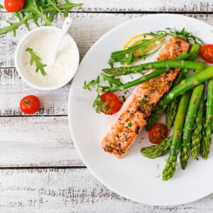 Les Compagnons Des Saisons Recette Saumon Aux Asperges